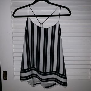 NWT! BR Factory black/white striped camisole